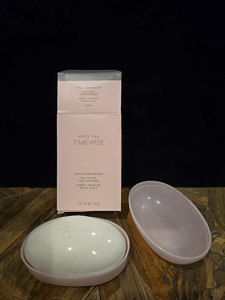 Mary Kay TimeWise 3-IN-1 CLEANSING BAR W/Dish Sealed 150403 NOS BUY MORE SAVE $$ - Image 1 of 1