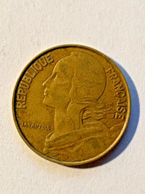 Francia República Francesa 1974 20 céntimos (p15) Foto 1 de 2