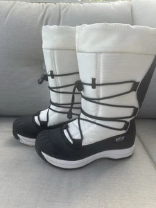Baffin Snogoose Damen-Schneestiefel weiß wasserdicht Größe 7 Winter gebraucht, in einwandfreiem Zustand - Bild 1 von 15