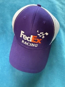 NEW ~ DENNY HAMLIN #11 ~ FEDEX RACING Baseball Cap Mesh Hat + BONUS - Picture 1 of 2