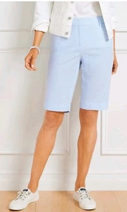 Pantalones cortos Talbots Seersucker Perfect - 10,5” - Cruise Stripe talla 16 - Imagen 1 de 11