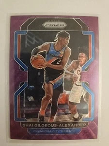 2021-22 Panini Prizm - Purple Wave Prizm #238 Shai Gilgeous-Alexander - Picture 1 of 2