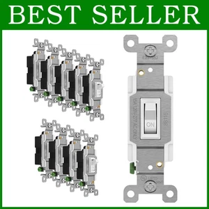 Interruptor de un solo polo iluminado, grado residencial - Imagen 1 de 9