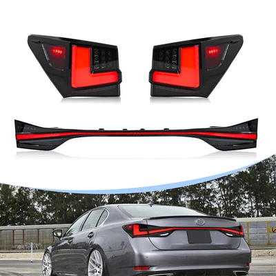 LED Tail Lights For Lexus GS350 GS200t GSF 2012-2020  Sequential Turn Rear Lamps - Image 1 of 4
