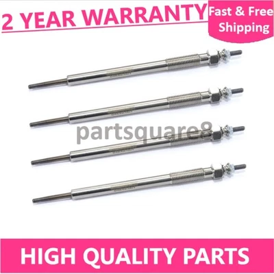 NEW 4X Glow Plug For Mitsubishi L200 KB4T Montero V88 V98 Pajero Sport KH4W KH8W - Image 1 of 4