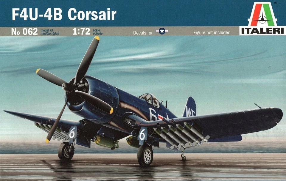 Italeri 1/72 0062 SECONDA GUERRA MONDIALE US F4U-4B - Immagine 1 di 1