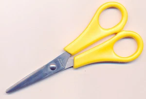 Kinderschere Bastelschere Schere gelb ca. 13 cm - Bild 1 von 1