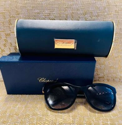 Gafas de sol Chopard nuevas SCH 166G 54-23-140 0BLK Foto 1 de 4