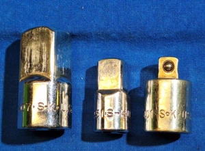 SK Tools Juego de 3 adaptadores de enchufe 1/2"-3/4", 3/8"-1/2" y 1/2"-3/8"dr 407, 451, 401 - Imagen 1 de 8