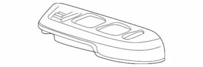 Genuine Ford Explorer Sport 2001-2002 Passenger Side Switch Housing 1L2Z14524CAA - Image 1 of 2