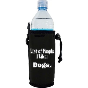 Lista di persone che mi piacciono i cani bottiglia d'acqua in neoprene Coolie; coulisse, cinghia, clip - Foto 1 di 24