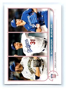 2022 Topps #204 Various League Leaders ERA - Mint - Picture 1 of 2