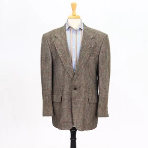Bachrach 42L Brown Sport Coat Blazer Jacket HT 2B Wool - Picture 1 of 11