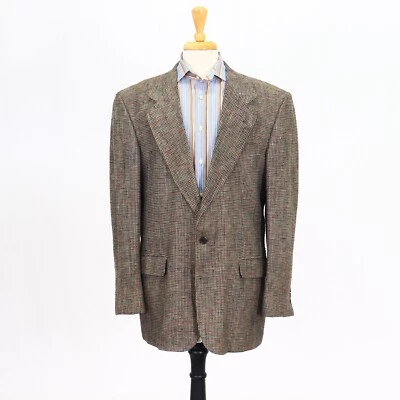 Bachrach 42L Brown Sport Coat Blazer Jacket HT 2B Wool - Image 1 of 4