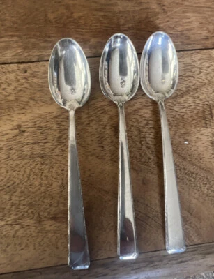 lote de 3 cucharas bebé TOWLE OLD ENCAJE plata esterlina maciza sin mono Foto 1 de 4