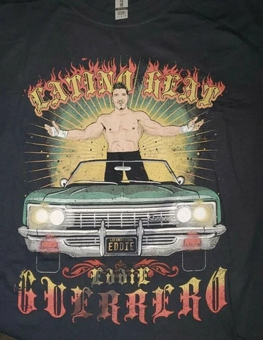 Eddie Guerrero Low Rider Latino Heat Shirt Size 4XL ProWrestling Crate Exclusive Cover