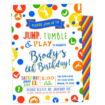 Convites de aniversário masculinos personalizados 4x6" com envelopes - Imagem 1 de 2