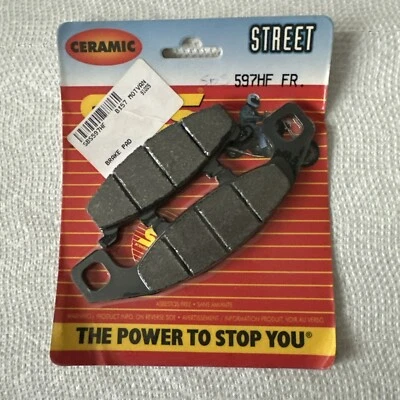 Ceramic 597 HF SBS Brake Pads Kawasaki KLE GPZ EX ZR GPX ZX KL Suzuki GS GSX GSF - Image 1 of 4