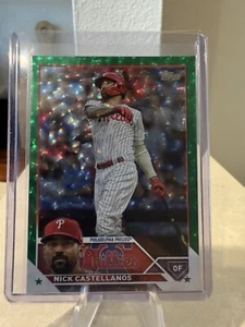 2023 Topps - Nick Castellanos #181 Green Foil /399 - Bild 1 von 2