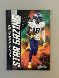 2021 Panini Absolute - Star Gazing #SG11 Justin Jefferson - Picture 1 of 2