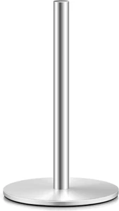 Stainless Steel Paper Towel Holder Stand - Weighted Base, Non-Slip, Easy Install - Picture 1 of 6