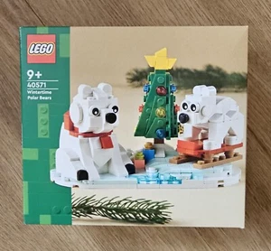 LEGO Seasonal : Wintertime Polar Bears (40571) Christmas - New - Free P+P - Picture 1 of 4