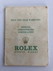 RELOJ ROLEX CERTIFICACION OFICIAL DE CRONOMETRO DE GARANTIA COMPLETA 1 AÑO - Foto 1 di 10