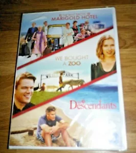 The Best Exotic Marigold Hotel / We Bought a Zoo / The Descendants (DVD) NEW - Picture 1 of 1
