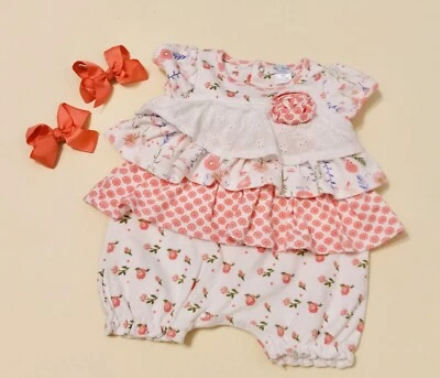 Mameluco floral vintage Le Top Bēbē talla 3 meses Foto 1 de 4