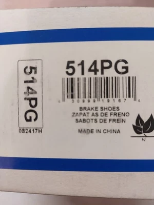 Zapatas de freno traseras Pontiac 1978-03 Buick Chev GMC Isuzu Olds, 514PG Raybestos Foto 1 de 4