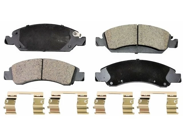 Front Brake Pad Set For 2009-2014 GMC Yukon XL 1500 2010 2011 2012 2013 VY196KN - Image 1 of 1