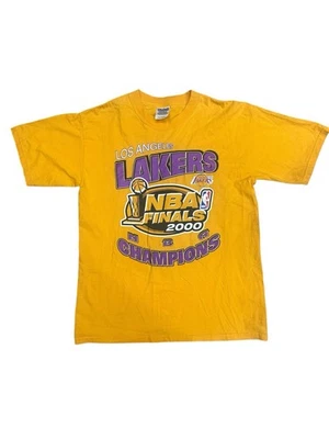 Vintage Los Angeles Lakers NBA Final Champions 2000 T-Shirt LARGE Kobe Bryant - Image 1 of 2