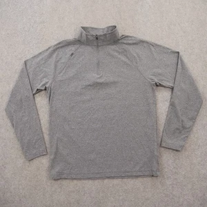 Rhone Shirt Herren mittelgrau Pullover 1/4 Zip Mock Neck Active Stretch - Bild 1 von 15