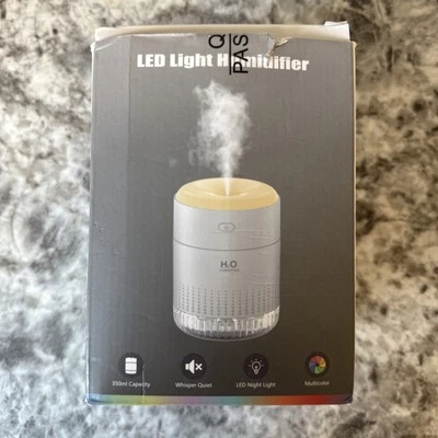 Portable Mini Humidifier with Colorful Lights - 6-Hour Cool Mist & Auto Shut-Off - Image 1 of 3