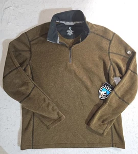 NWTs KUHL Revel 1/4 Zip Performance Fleece Sweater Pullover Mens Size XL Grain - Bild 1 von 12
