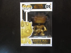 Funko POP Star Wars #09 Darth Maul Gold Walmart Exclusive - Picture 1 of 6