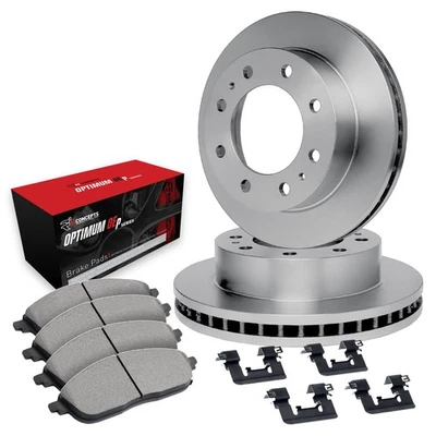 For Dodge W250 1981-1993 R1 Concepts WFUH1-40288 Front Brake Kit w Optimum Pads Foto 1 de 3