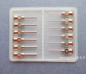12 piezas puntas de aguja de jeringa dispensadora de acero inoxidable roma 1/2" 12Ga-23Ga - Imagen 1 de 1