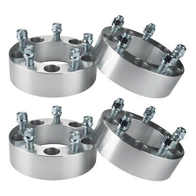 4Pcs 2" inch 5x5.5 to 5x5.5 Wheel Spacers 9/16"x18 For 2004-2009 Dodge Durango - Image 1 of 4