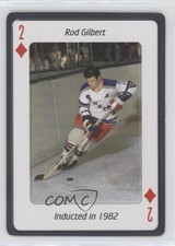 2006 Frameworth Hockey Hall of Fame Legends Playing Cards Rod Gilbert #2D HOF