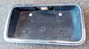 79 Chevy El Camino License Plate Pocket Trim LOC-201DG  - Picture 1 of 8