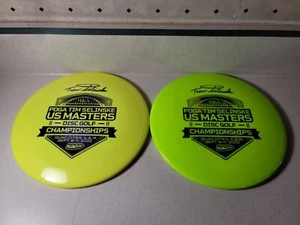 PAIR INNOVA STAR HAWKEYE Tim Selinske U.S. Masters Stamp (173)g lot - Picture 1 of 5