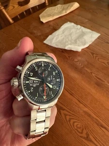 Mens FORTIS  Flieger  705.21.141 Automatic Chronograph with Steel Watch band - Picture 1 of 7