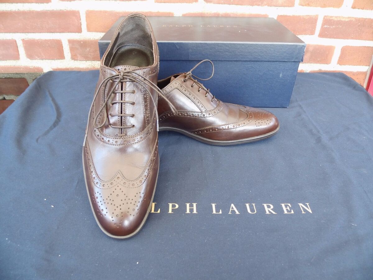 Ralph Lauren Purple Label Oxford Brown Dress Shoes for Men Ralph Lauren Purple Label Oxford Brown Dress Shoes for Men