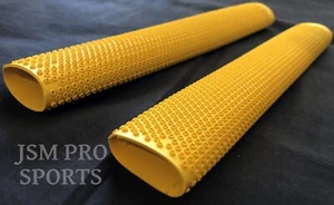 2 X PURE YELLOW Octopus Cricket Bat Grips (Top quality Players Grade 1) JSM PRO - Picture 1 of 5