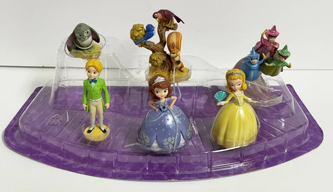 2013 Disney Store Sofia the First Figure 6 Figurine Playset Cake Topper Set NEW Cover
