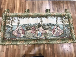 antique vintage wall hanging tapestry - Picture 1 of 3