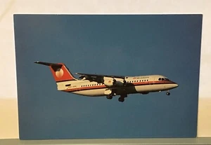 Meridiana Airline BAe 146-300 Airplane Postcard - Bild 1 von 1
