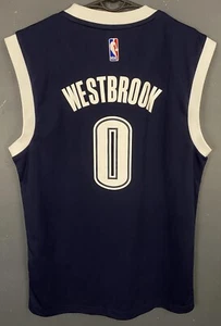 MEN'S OKLAHOMA CITY THUNDER RUSSELL WESTBROOK NBA BASKETBALL SHIRT JERSEY SIZE S - Picture 1 of 13