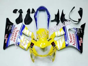 Adecuado para 1999-2000 CBR600 F4 blanco azul amarillo Nastro kit de carenado por inyección ABS - Imagen 1 de 7